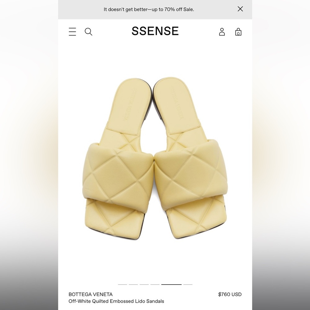 SALE ⭐️ BOTTEGA VENETA rubber lido flat sandals